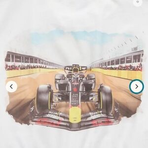 Men's Red Bull F1 Race Car Graphic Tee - White - MV1